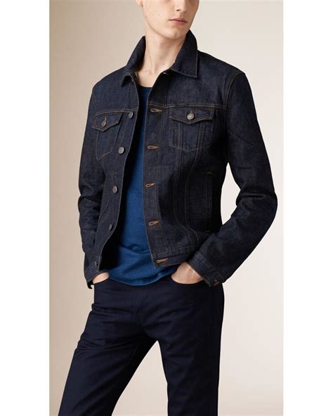 burberry brit skipper denim jacket|Burberry her men's clothing.